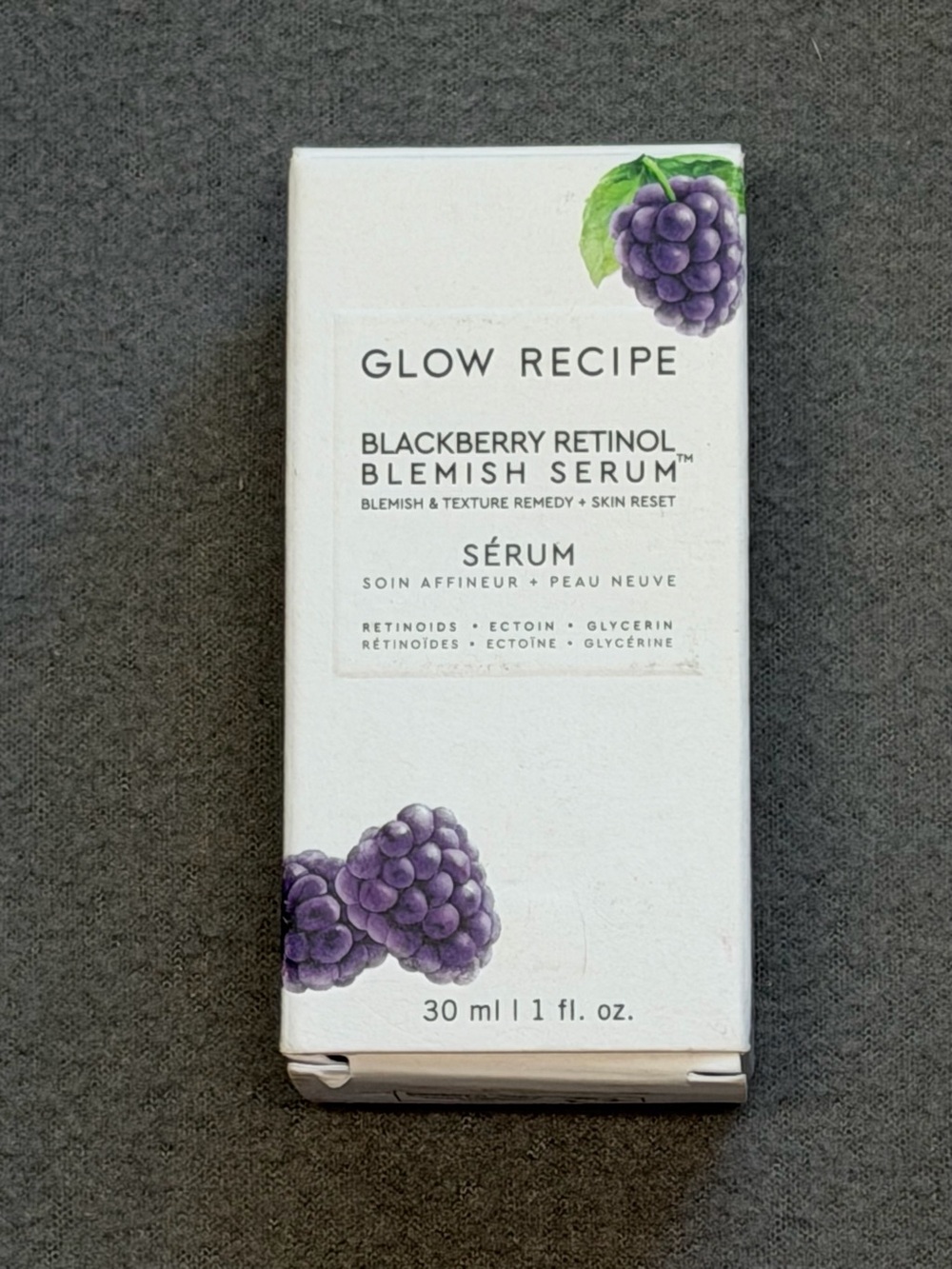 Glow Recipe Blackberry Retinol Blemish Serum - Purple Accents